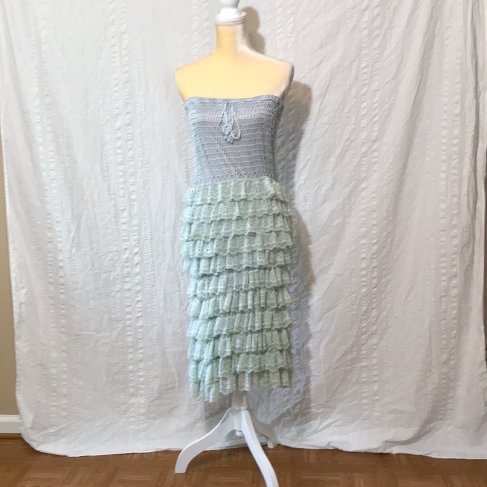 Strapless beach coverup/dress